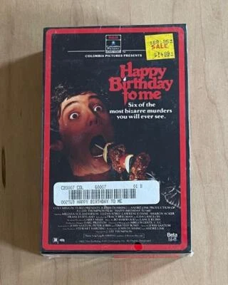 HAPPY BIRTHDAY TO ME (1981) Sealed Betamax RCA Side Loader Slasher Horror Giallo - Image 1 of 4