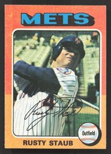 Rusty Staub 1975 Topps #90 New York Mets VG-EX b {0611
