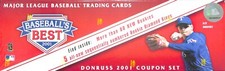 2001 Donruss Best of the Best Bronze Sealed Factory Set No 748 of 999