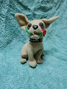 Vintage Taco Bell Dog Plush Chihuahua Rose Small Applause 90s - Picture 1 of 3