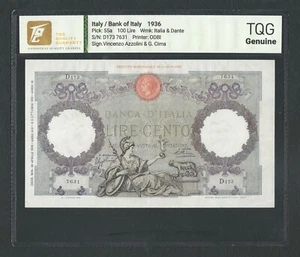 Italy Lire 100 SPL / SPL + AQUILA ROMANA Decr. 30-04-1936 Rara !!! - Picture 1 of 2