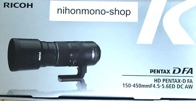 PENTAX HD PENTAX-D FA 150-450mm F4.5-5.6 ED DC AW RICOH Telescope Zoom Lens - Image 1 of 4