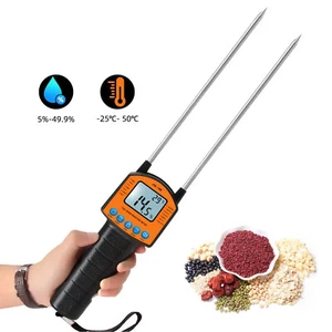 Feuchtigkeitsmessgerät Stroh Heu Getreide Feuchtemesser LCD Messgerät 2 sonde - Bild 1 von 13