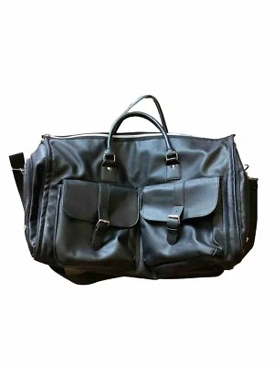 Bolso de Lona Convertible para Ropa Hombres Mujeres 2 en 1 Colgante Viaje Negro Usado en Excelente Condición Foto 1 de 4