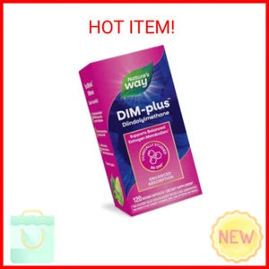 Nature's Way DIM-Plus, DIM Supplement, Supports Balanced Estrogen Metabolism* - Picture 1 of 2