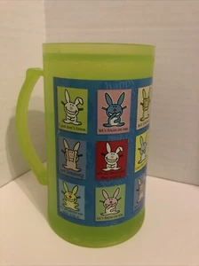 Vintage Happy Bunny Freezer Cup Mug By Jim Benton And Zak Designs *RARE* - Picture 1 of 6
