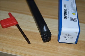 S16Q-SCLCL09（16×180m）Left Internal Lathe Boring Bar Holder For CCMT09T3 Inserts - Picture 1 of 2