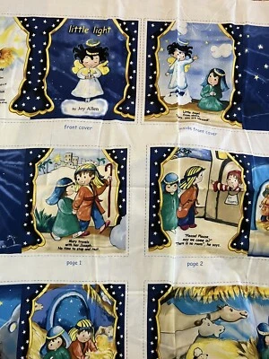 Panel de libro de tela de Navidad Little Light de Joy Allen corte de estudio de Elizabeth coser Foto 1 de 4