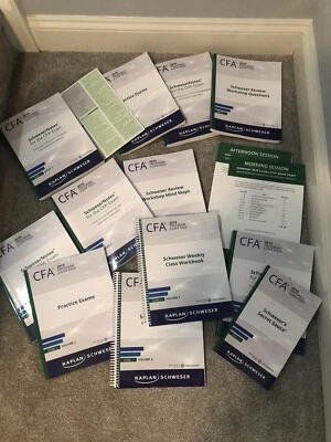 Kaplan Schweser Level 1 CFA Program Exam Prep 2019 + Practice Exams Full Set - Image 1 of 4
