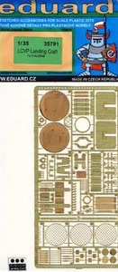 Eduard Lcvp Landing Craft Etched Parts Edging Kit 1:3 5 for Italeri Model New - Picture 1 of 1