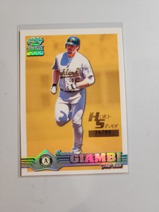 2000 Pacific Paramount Holo-Silver /99 Jason Giambi #168