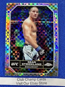 2024 #174 Sean Strickland Topps Chrom UFC X-Fraktor - Bild 1 von 2