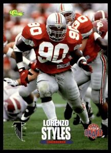 1995 Classic NFL Rookies #36 Lorenzo Styles Rookie Atlanta Falcons