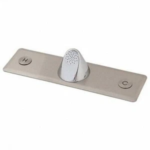BESTCARE Wall Mounted Push Button Conical Bathroom Faucet, Chrome WH3374-PPZ - Picture 1 of 1