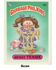 "MESSY TESSIE"  (#45b)  Topps Garbage Pail Kids Sticker Card  #R1002