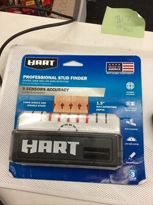 HART PROFESSIONAL STUD FINDER LEGNO METALLO 5" LED 9 SENSORI 1,5" RILEVAZIONE PROFONDITÀ - Foto 1 di 1
