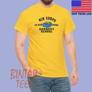 Las Vegas Army Air Corps Gunnery School 1941 Herren Daisy gelb Größe S bis 5XL - Bild 1 von 1