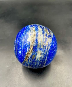 850g natural blue Lapis Lazuli handmade healing Sphere from Badakhshan Afghan - Picture 1 of 9