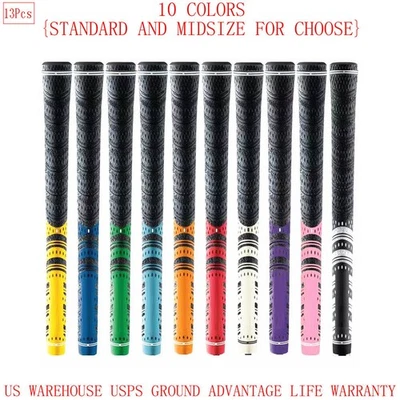 Empuñaduras antideslizantes de hierro para palos de golf de 13 piezas de hilo de carbono de tamaño estándar/mediano Foto 1 de 3