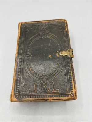 The Holy Bible containing the Old and New Testaments Original Tongues Black 1863 Foto 1 de 4