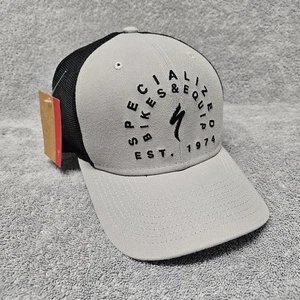 Specialized Fahrrad Mütze New Era Stoke Trucker Cap OSFM grau schwarz Meshback Neu mit Etikett - Bild 1 von 20