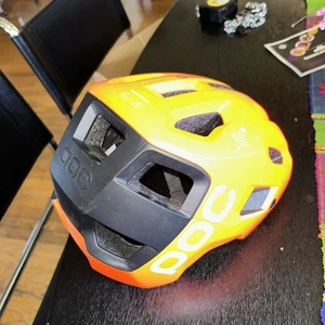 POC Avip MIPS Recco Orange Matt Black Bike Helmet S 51/54 - Picture 1 of 6