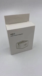 20W USB Type C UK Compact Power Adapter Plug For Apple iPhone - Photo 1 sur 6