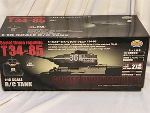 Serbatoio R/C Unione Sovietica Repubblica 1:16 T34-85 (RC) - Nuovo con scatola - Foto 1 di 8