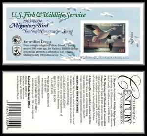 US Federal Duck Stamp Scott RW70A SNOW GEESE Sheetlet MNH - Picture 1 of 1