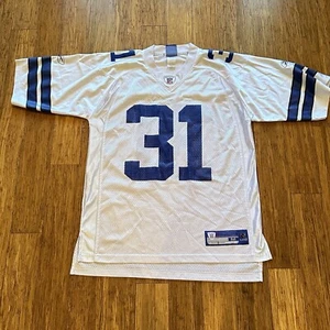 R. Williams #31 Dallas Cowboys White Reebok NFL Jersey Men's Medium M On Field - Picture 1 of 9