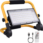 Solar Rechargeable LED Work Lights with Remote -  Portable Stand Worklight 3000 
