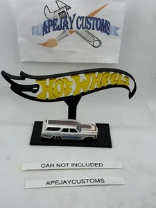 BLACK Hotwheels stand, sign , display - Picture 1 of 3