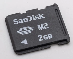 SanDisk M2 Karte 2GB Memory Card Speicherkarte Memory Stick Micro - Picture 1 of 1