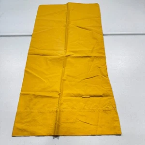 vintage utica pillowcase standard yellow cotton percale mcm retro - Picture 1 of 10