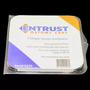 ENTRUST Ostomy Care 1 BX/30 Forma "Y" Barriera Pretagliata Ext #6220 SCAD MAGGIO 2025 - Foto 1 di 5