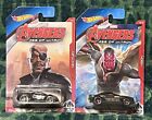 Hot Wheels Avengers Age Of Ultron Lot Of 2 Nick Fury + Vision
