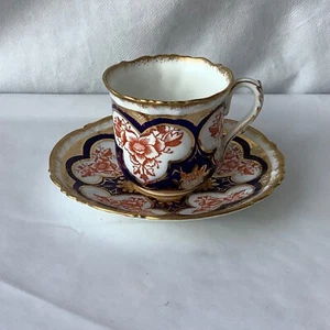 Foley Imari Pattern Coffee Cup and Saucer Pattern 7019 c.1884. VGUC - Picture 1 of 5