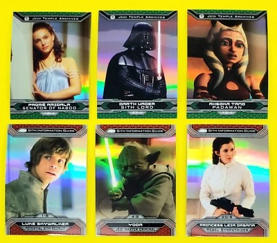2015 Topps Star Wars Chrome Perspectives Jedi vs Sith Refractor Cards You Pick - Image 1 of 4
