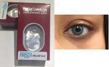 Lentilles de couleur 12 Couleurs 90 jours / Color Lens 12 Colors 90 Days Sterling Gray / Gris Etincellant