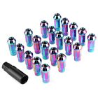 SPG 20pcs 12x1.5mm Lug Nuts Open End Extended Professional Car Auto Modification