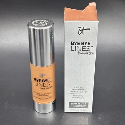 IT Cosmetics Bye Bye Lines Foundation Anti-Aging Skin Smoothing - Deep - 1 oz - Image 1 of 4
