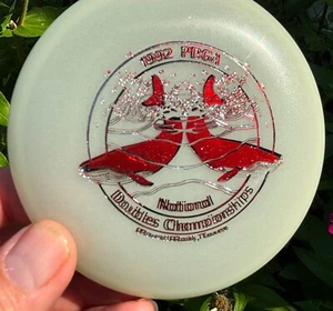1992 PDGA Doubles Disc Golf Innova (One of a Kind) GLOW Mini New Frisbee #910 - Picture 1 of 18