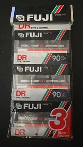FUJI Cassette DR Type I Normal 90 Brand New 3 Pack - Bild 1 von 2