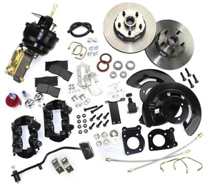 1967 1968 1969 MUSTANG FRONT DISC BRAKE CONVERSION KIT POWER MANUAL TRANS. V8 - Picture 1 of 4