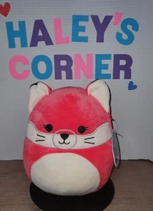 Fifi the Red Coral Fox 8" Squishmallows Plush Stuffed Animal NWT - Picture 1 of 4