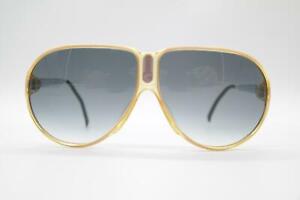 Vintage Carrera 5592 30 Braun Silver Oval Sunglasses Glasses NOS
