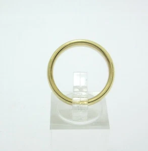 IMPRESIONANTE ANILLO DE BODAS DE ORO AMARILLO DE 18K AJUSTE CÓMODO (TALLA 8,25) 7,1G - Imagen 1 de 9