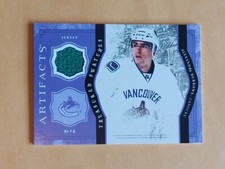 2011-12 Artifacts Treasured Swatches #TS-AB Alexandre Burrows Vancouver Canucks