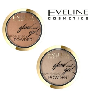 Polvo de bronceado facial Eveline Glow and Go 8,5 g bronceador polvo prensado contorneado - Imagen 1 de 5