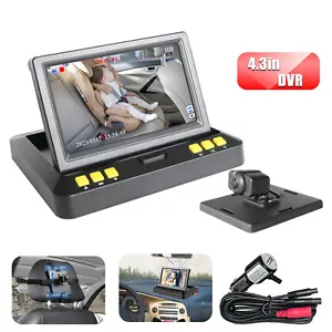 4,3 Zoll Babyphone DVR View Kleinkind hinten Weitsicht Kamera nach Rücksitz - Bild 1 von 12